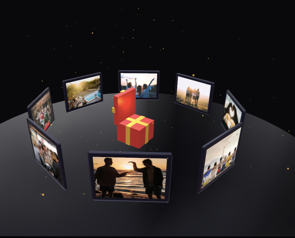 Photo Carousel with Gift - General Greeting Card Templates